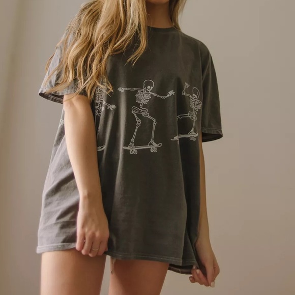 Urban Outfitters Tops - Urban Outfitters Project Social T Skateboard Skeletons Tee
